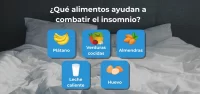 alimentos como el platano, las verduras cocidas, almendras, leche caliente o huevos ayudan a combatir el insomnio y a dormir mejor